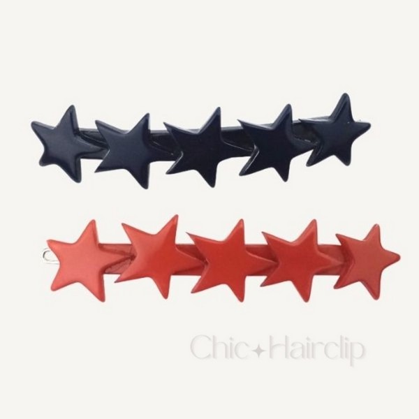 Barrette cheveux tige boule spécial cheveux fins et mèches Stella