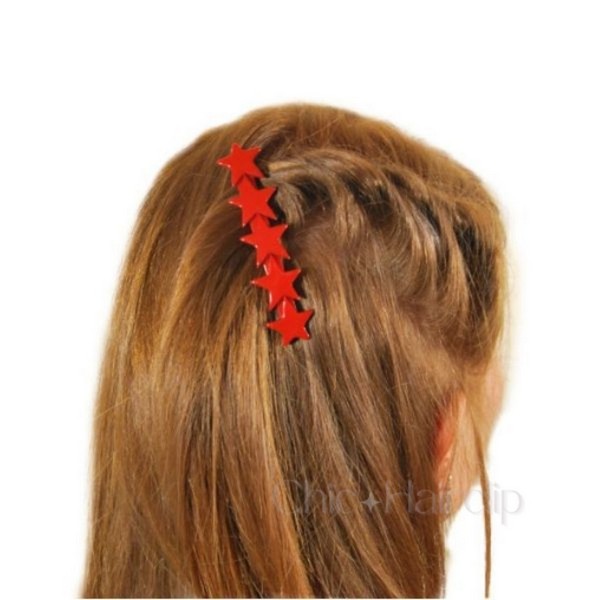 Barrette cheveux tige boule spécial cheveux fins et mèches Stella