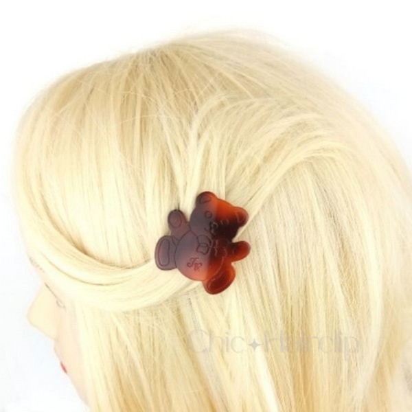 Barrette cheveux mèche Teddy