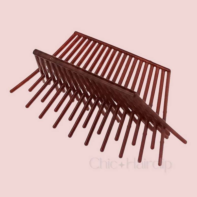 Peignes chinois croisés écaille