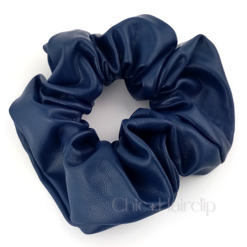 Chouchous cheveux en simili cuir
