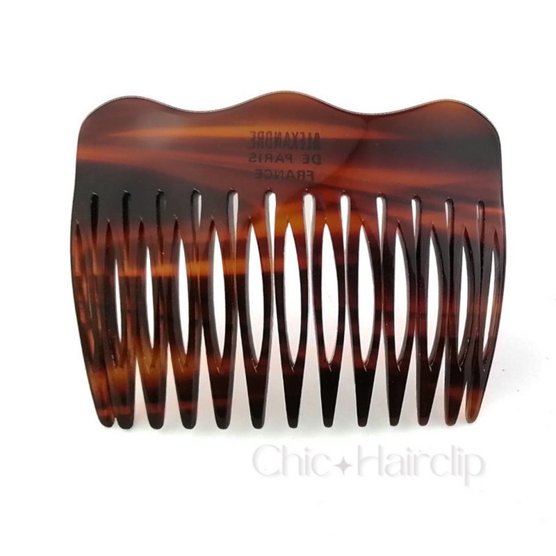 peignes cheveux femme couleur écaille qualité fait main en acétate fabrication française