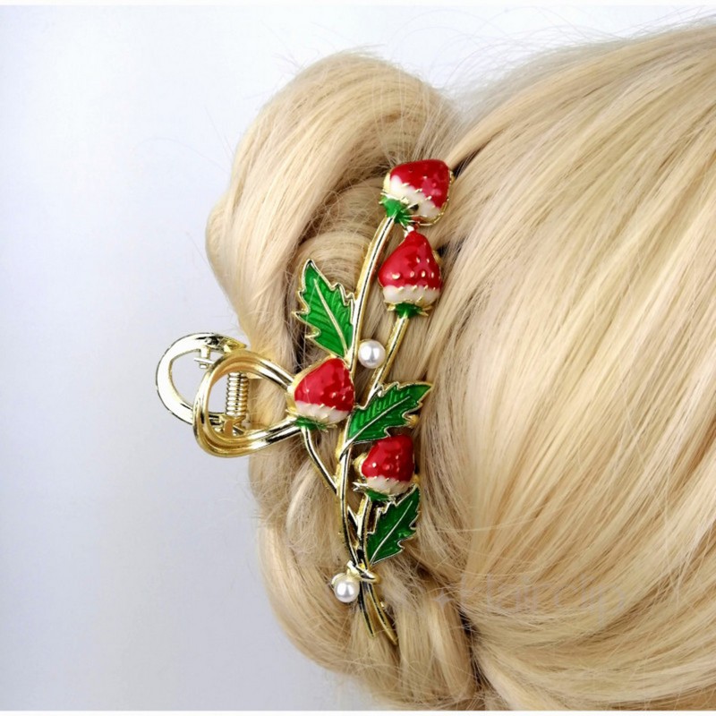 Grande pince cheveux en métal originale et jolie Baya