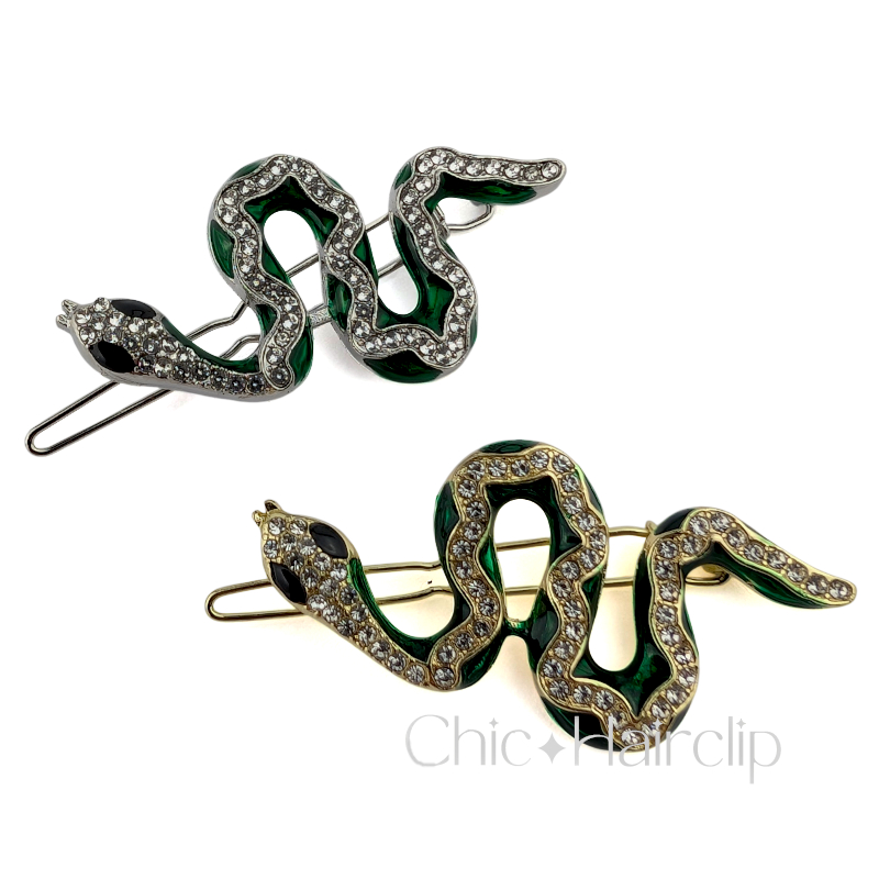 Petite barrette cheveux fins originale et brillante, fermoir tige boule