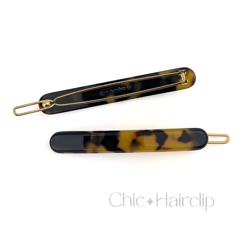 Barrette cheveux fins tige boule Élégance et qualité française pour mèches et coiffures demi-queue